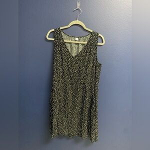 Old Navy Black and White Patterned Dress